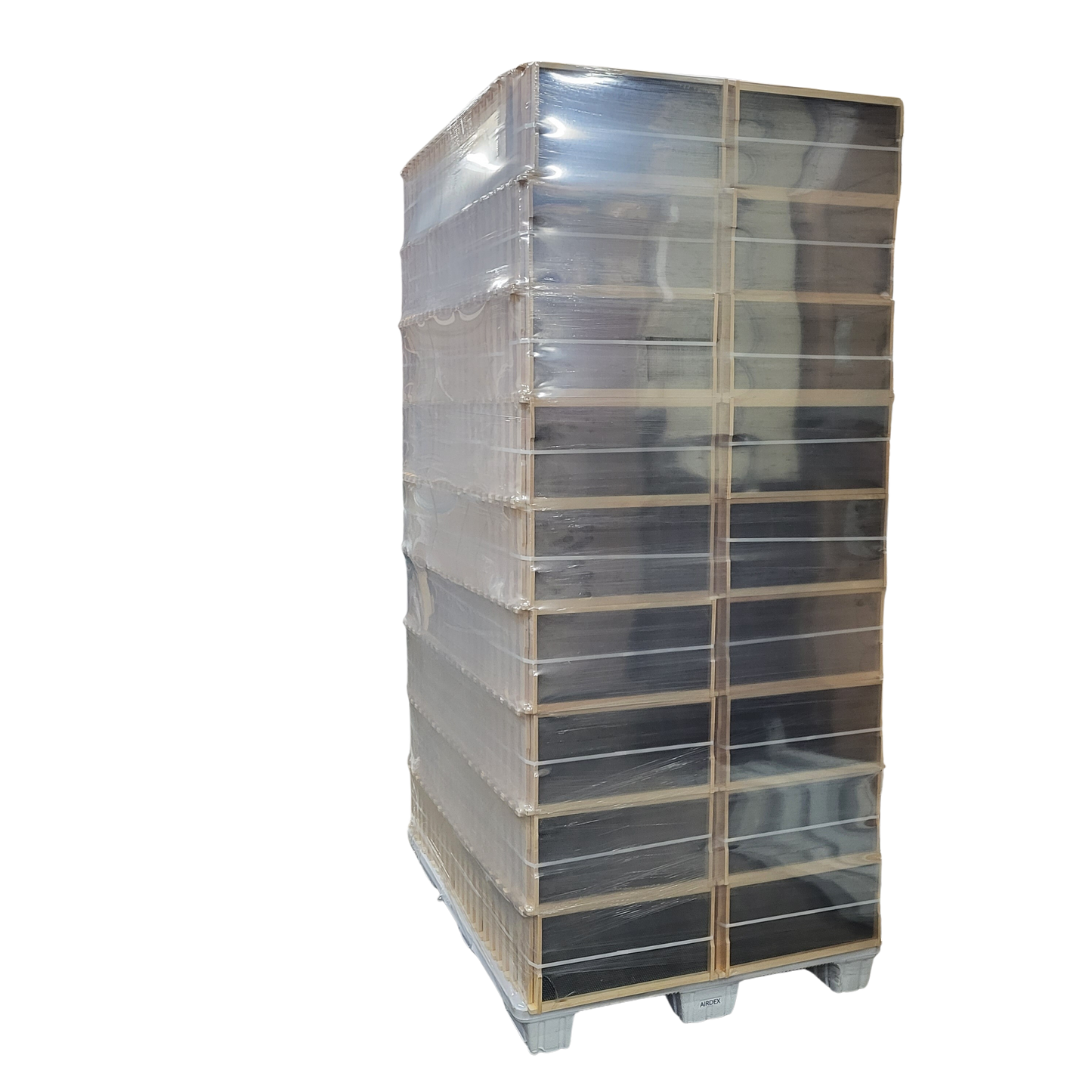 Medium 6 1/4-Inch Frame, Grooved Top / Grooved Bottom With Double Wax Foundation