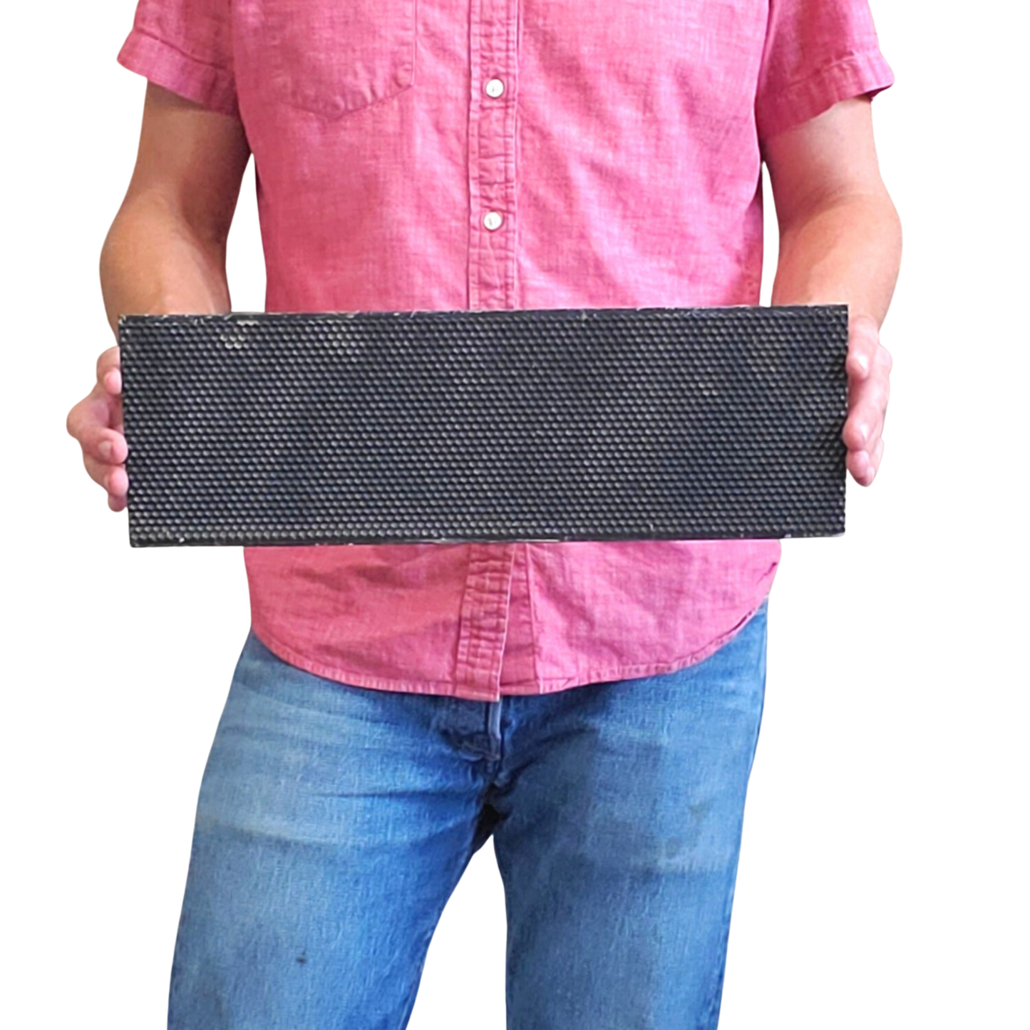 Medium, Black Plastic Foundation with Double Beeswax