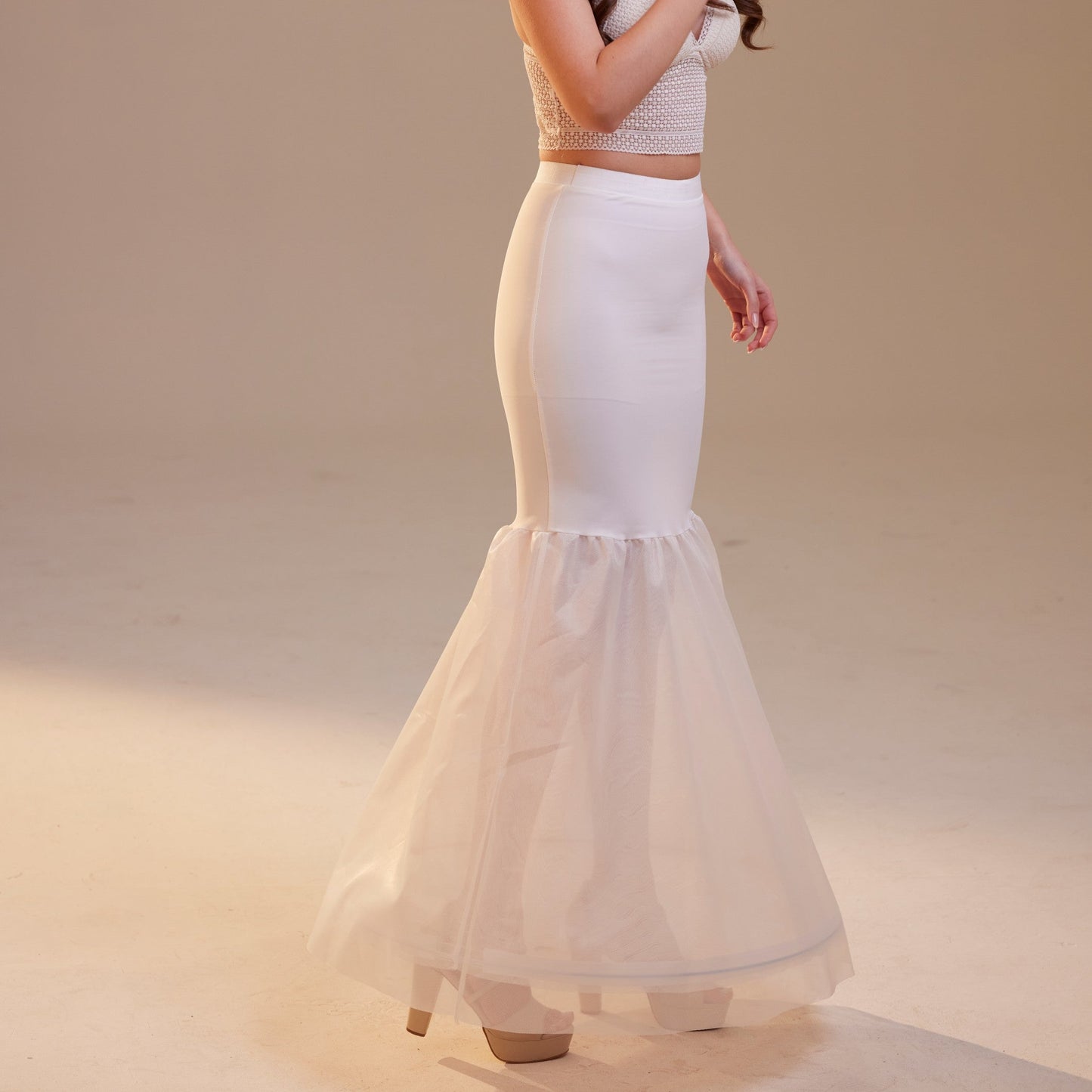 Mermaid Petticoat with Corsage Skirt ,Wedding Dress Underskirt for Enhanced Shape