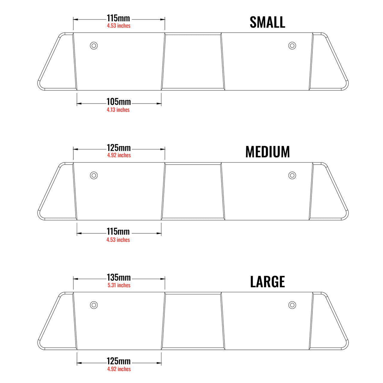 Vail Ski Display | Minimalist Wood Rack | Small