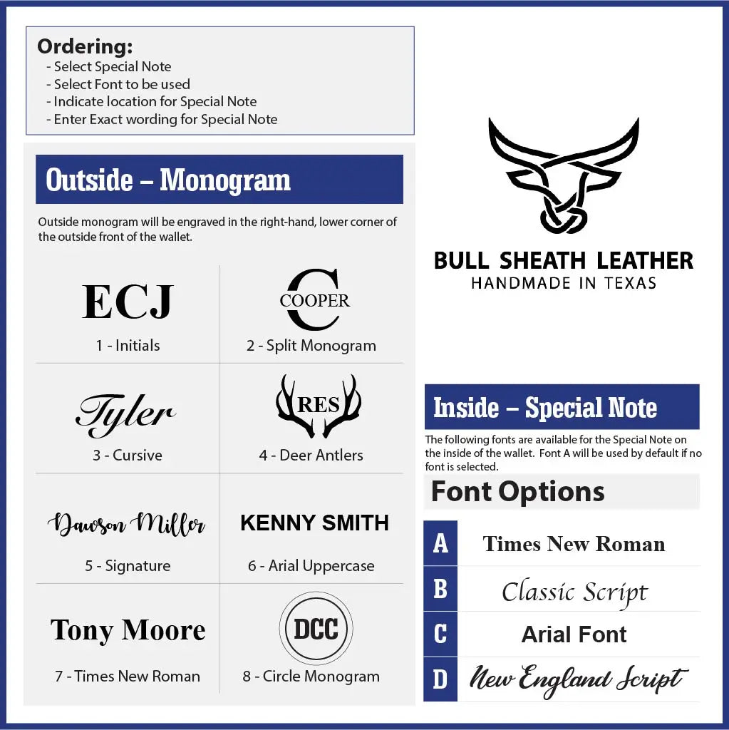 Badge Bifold Wallet - Black