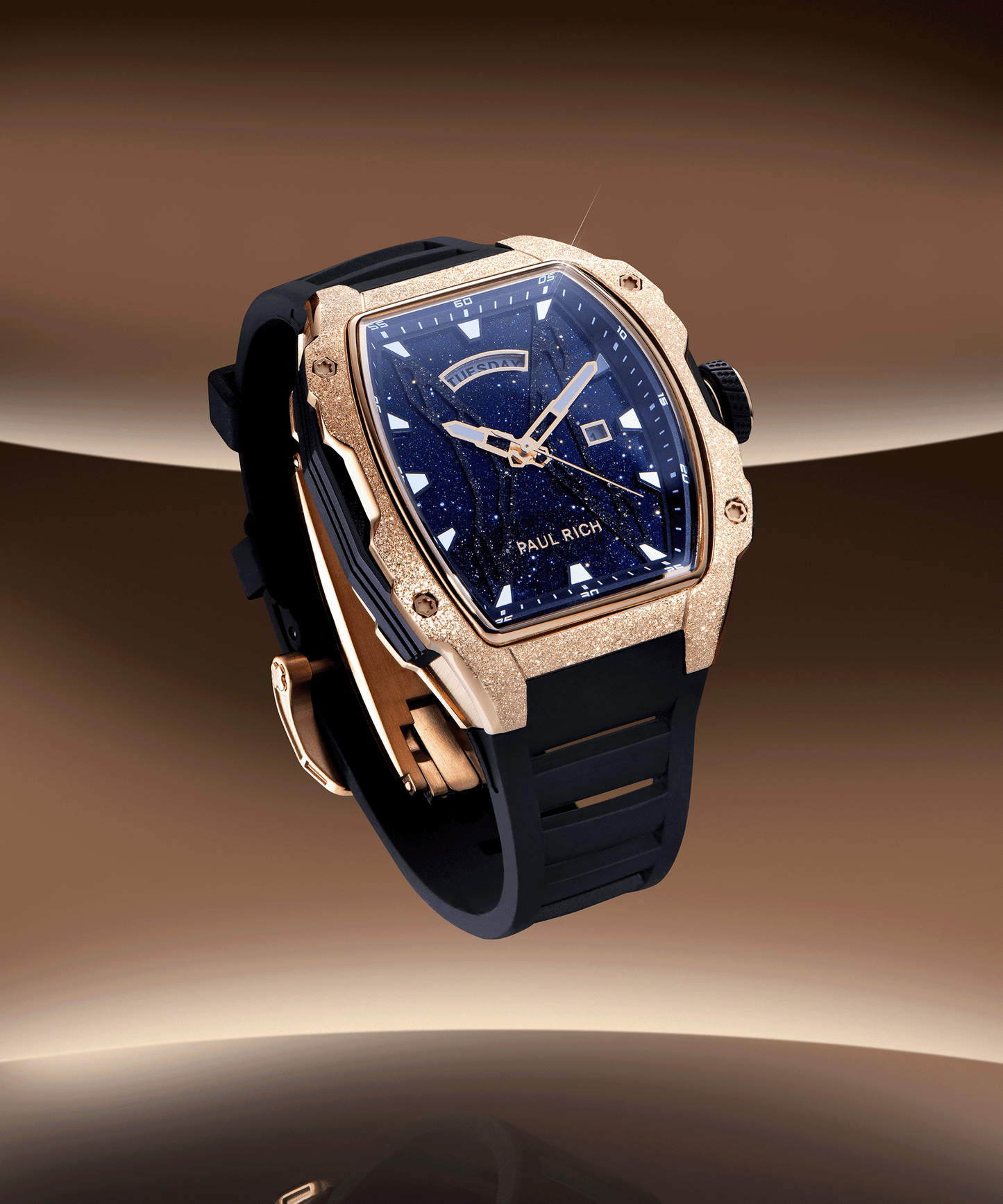 Astro Day & Date Eclipse Gold