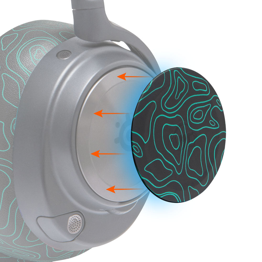 WC Side Speaker Plates for Arctis Nova Headsets - Arctis Nova Booster Pack by Wicked Cushions