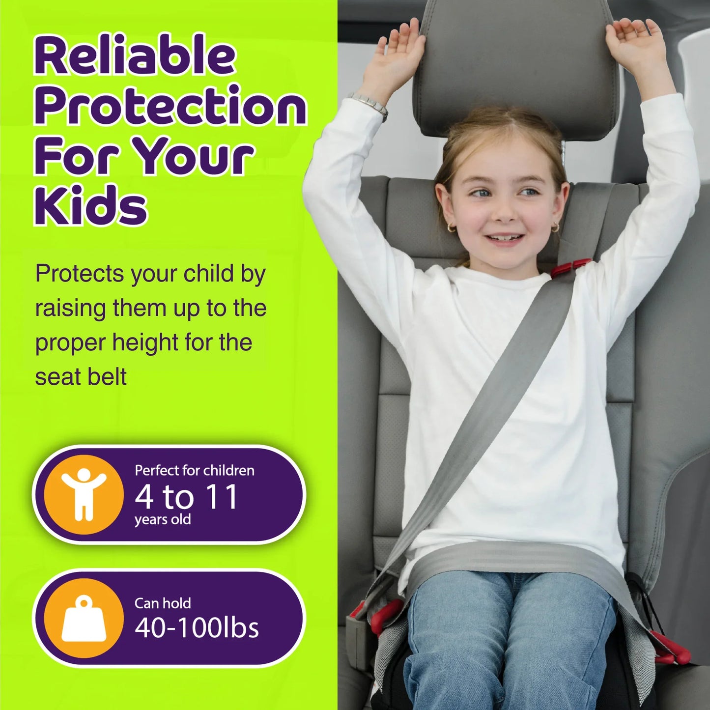 BubbleBum Inflatable Car Booster Seat - Travel Booster Seat - Black Style ✔️