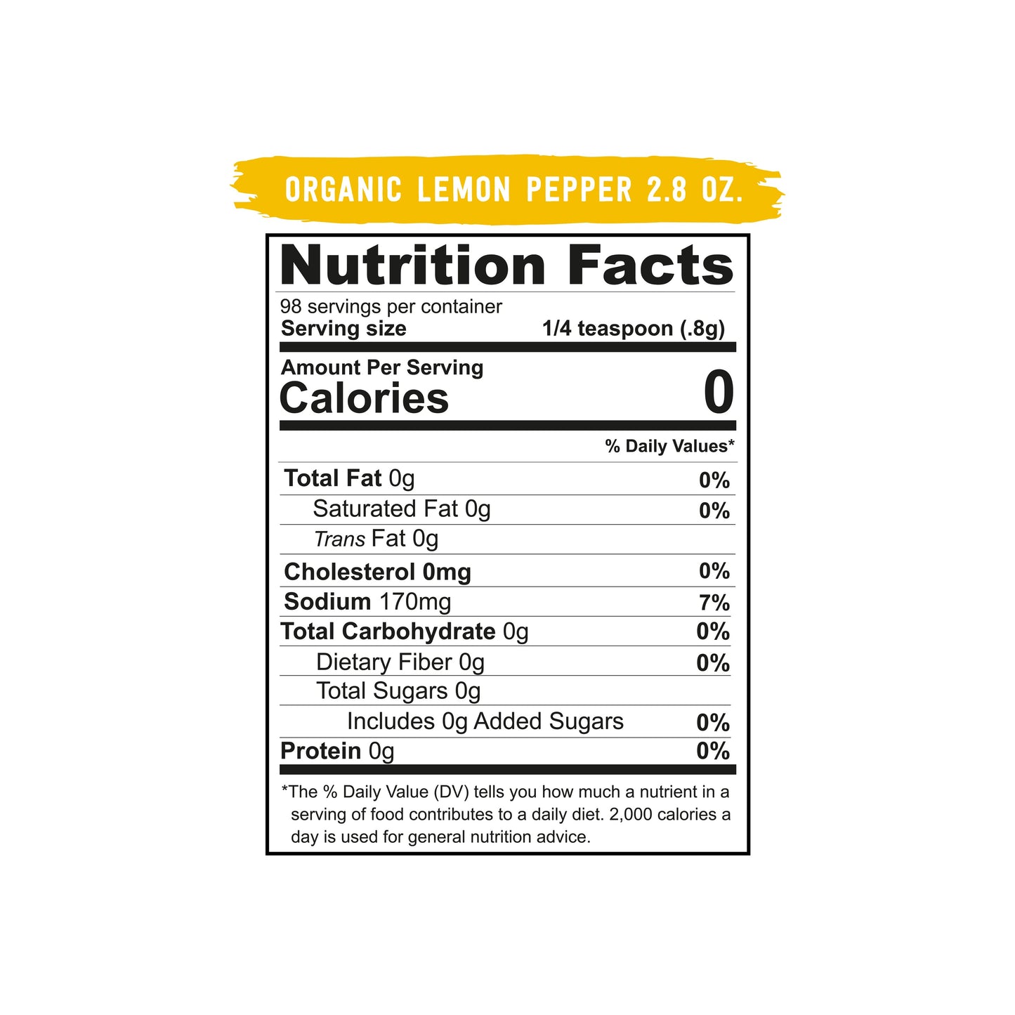 Real Salt® Organic Lemon Pepper Grinder