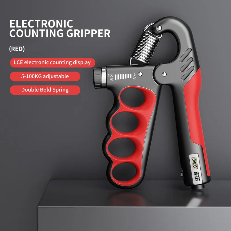 Adjustable Electronic Counting Grip Strength Machine Adult Muscle Recovery Fitness Hand Strength Exercise Grip Strength Machine