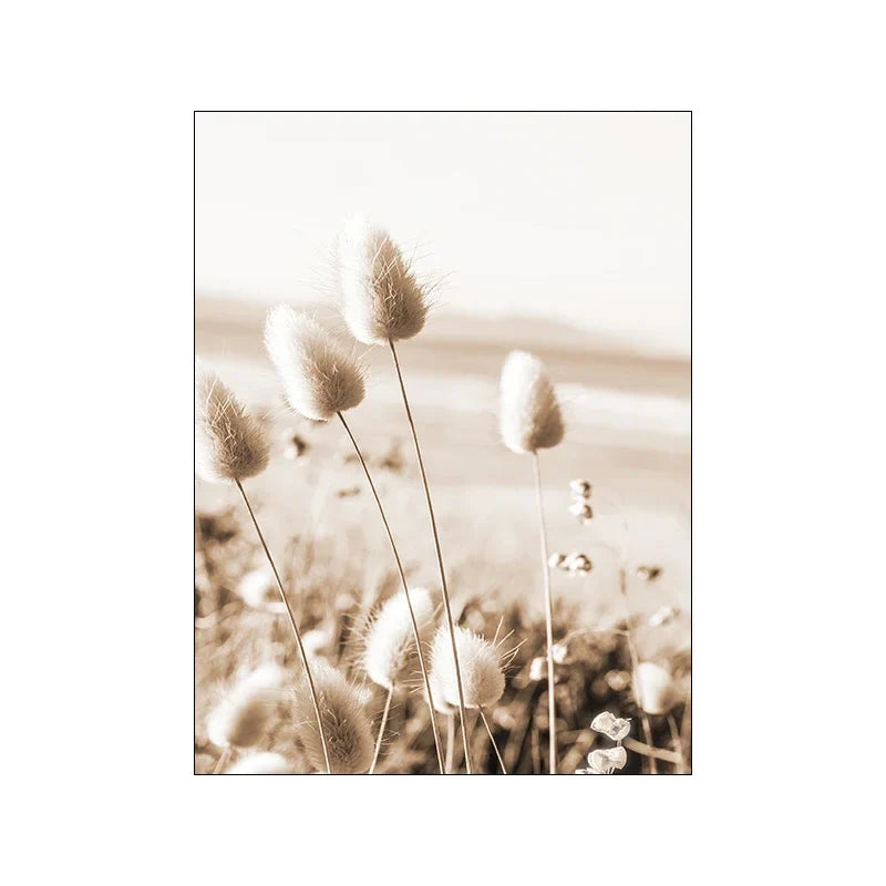 Nature Landscape Picture Wall Art Silk Painting Nordic Modern Scenery Art Home Decor Poster and Print for Living Room Design
