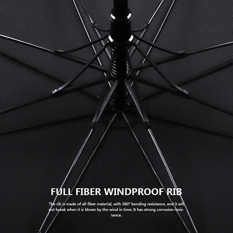 New Arrival Japanese Brand Long Umbrella 8K Windproof Wooden Handle Large Men Umbrellas Rain Quality Classic Business Paraguas