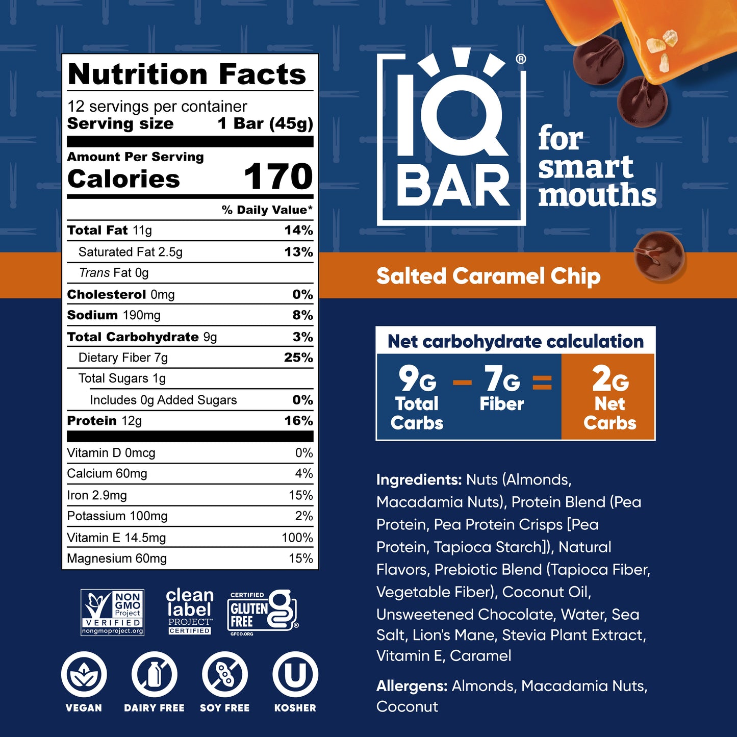 Salted Caramel Chip (12 Bars)