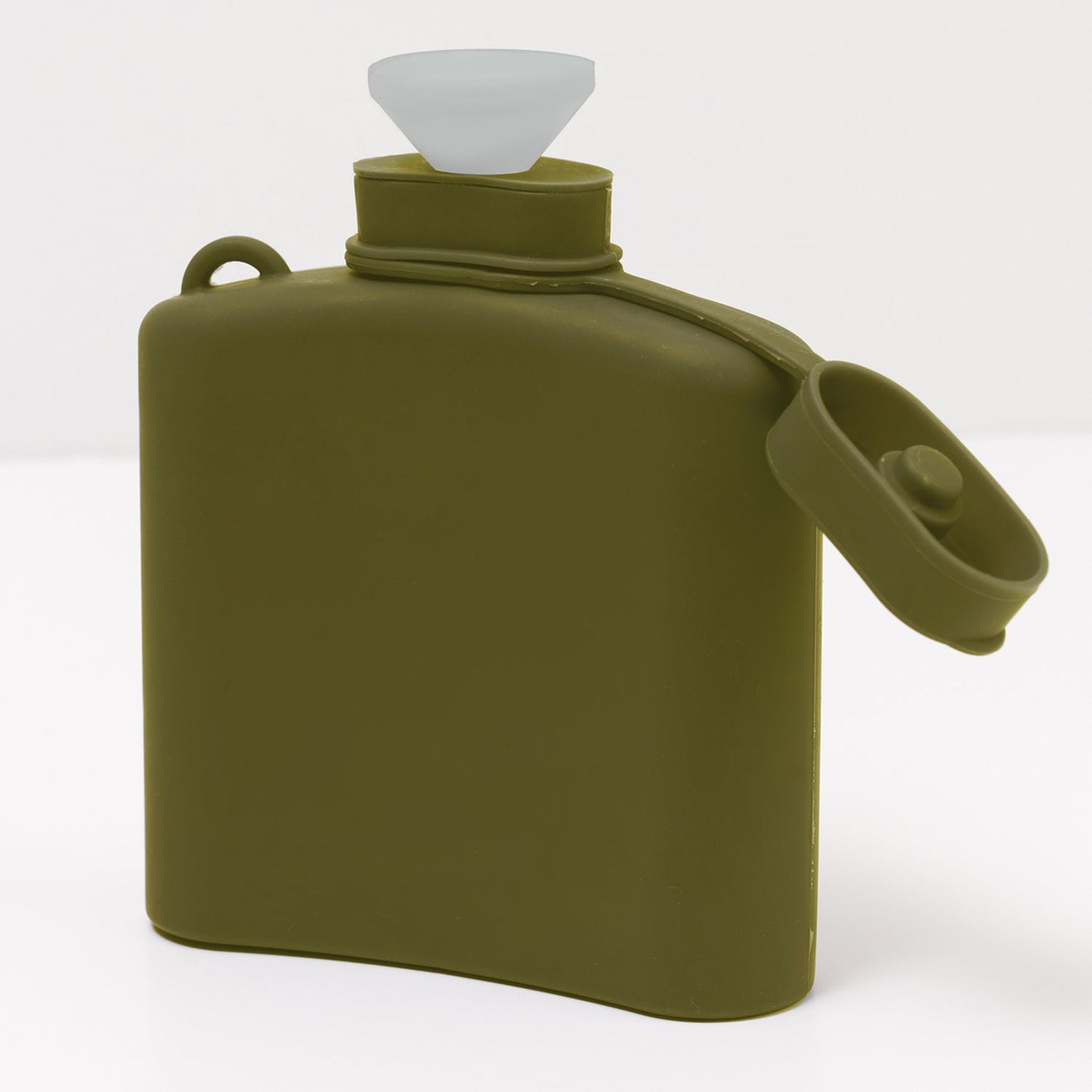 Signature Silicone Hip Flask 8Floz - Olive