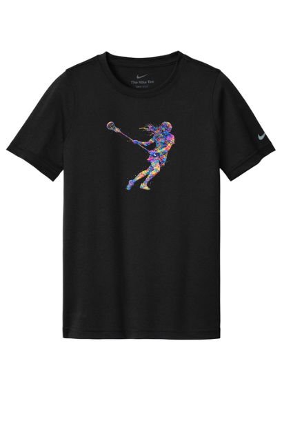 Lacrosse Graffiti Girl Youth Nike T-Shirt - SUNKDX8787SIGRGIR