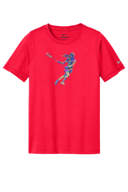 Lacrosse Graffiti Girl Youth Nike T-Shirt - SUNKDX8787SIGRGIR