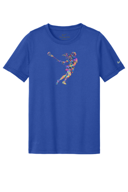 Lacrosse Graffiti Girl Youth Nike T-Shirt - SUNKDX8787SIGRGIR