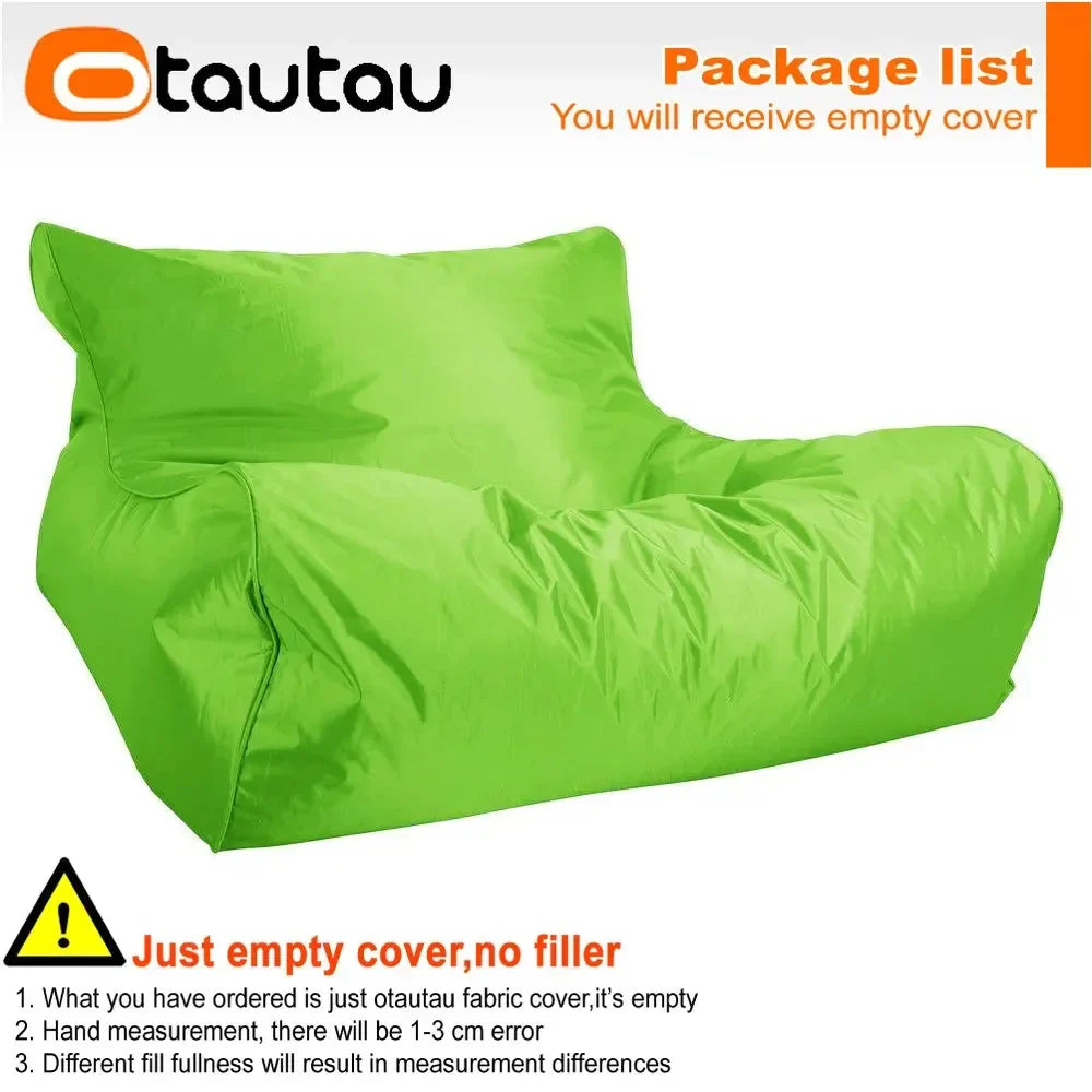 OTAUTAU Swimming Pool Floating Bean Bag Pouf Lounger Cover No Filler Waterproof Sofa Bed Sac Chaise Lounge Recliner Puff SF019