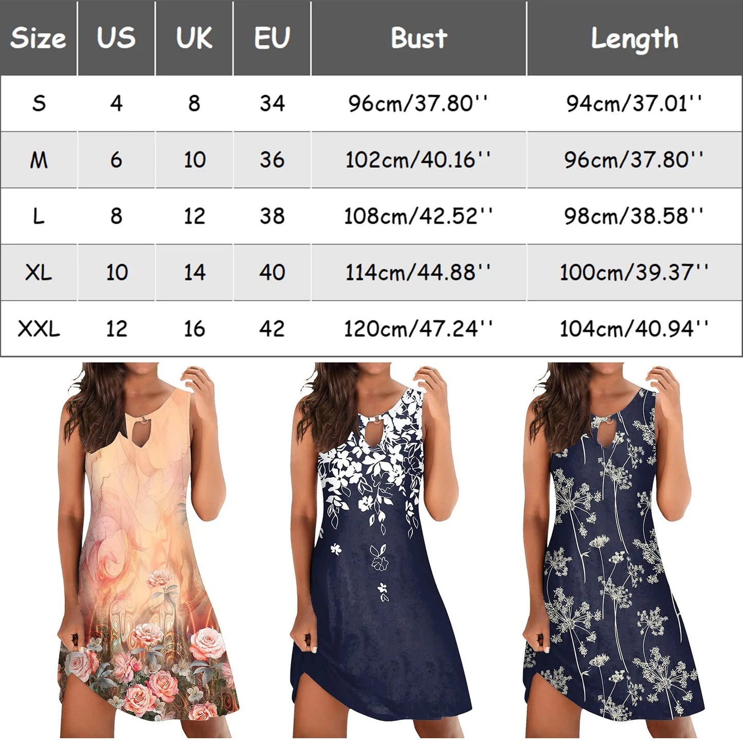 Plus Size Striped Beach Dress - Backless Sundress