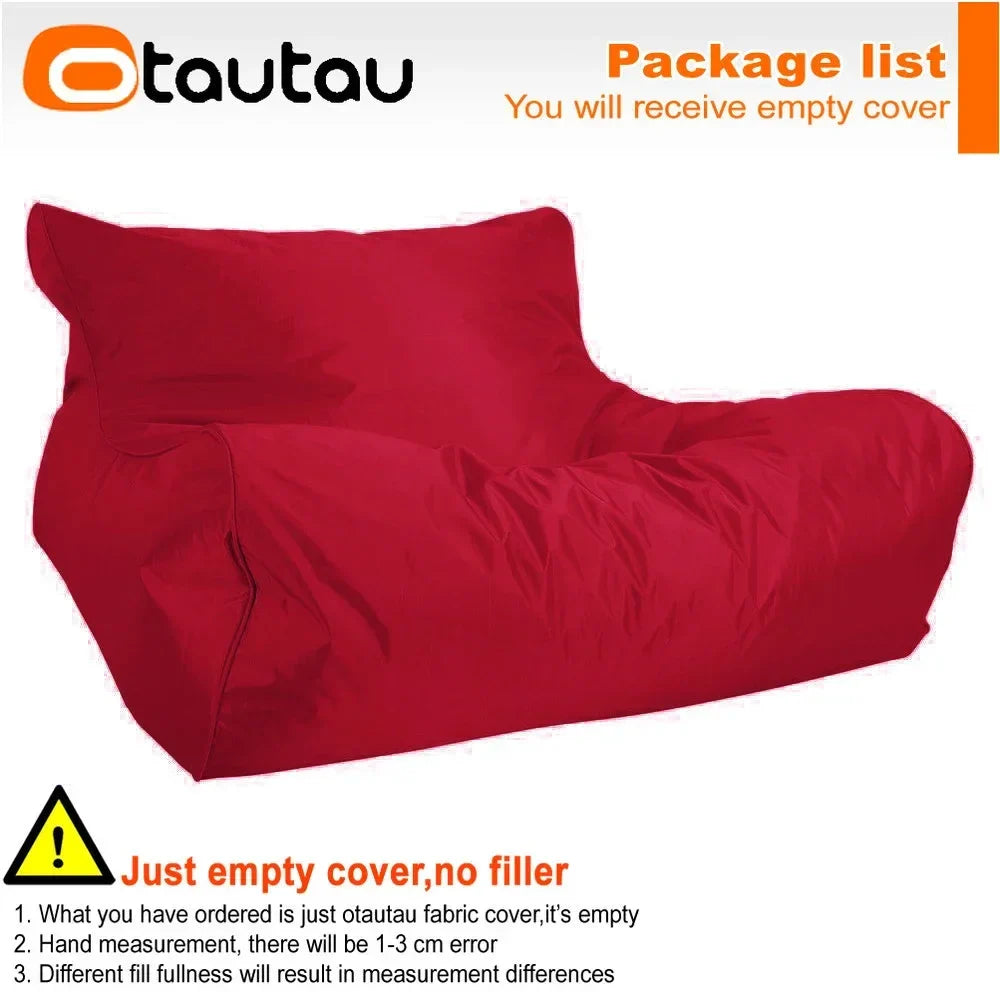 OTAUTAU Swimming Pool Floating Bean Bag Pouf Lounger Cover No Filler Waterproof Sofa Bed Sac Chaise Lounge Recliner Puff SF019