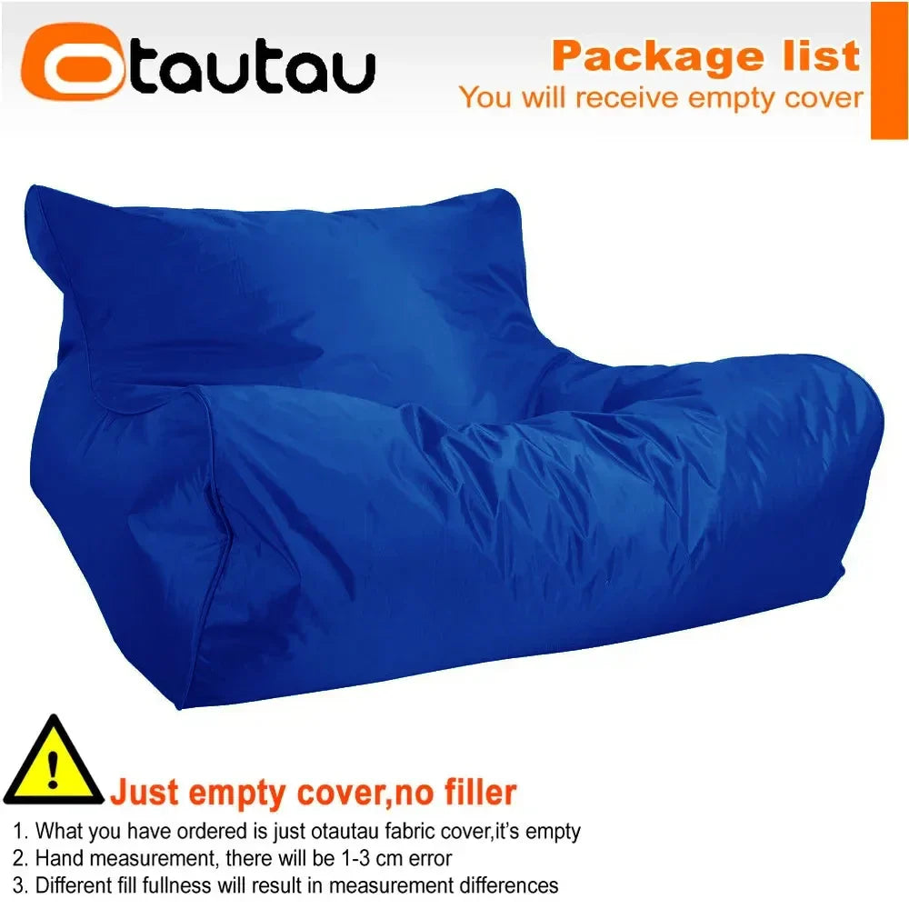 OTAUTAU Swimming Pool Floating Bean Bag Pouf Lounger Cover No Filler Waterproof Sofa Bed Sac Chaise Lounge Recliner Puff SF019