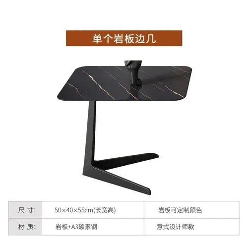 Corner Marble Elegant Coffee Tables Nordic Dining Luxury Coffee Tables Hotel Floor Stolik Kawowy Living Room Furniture YQ50CT