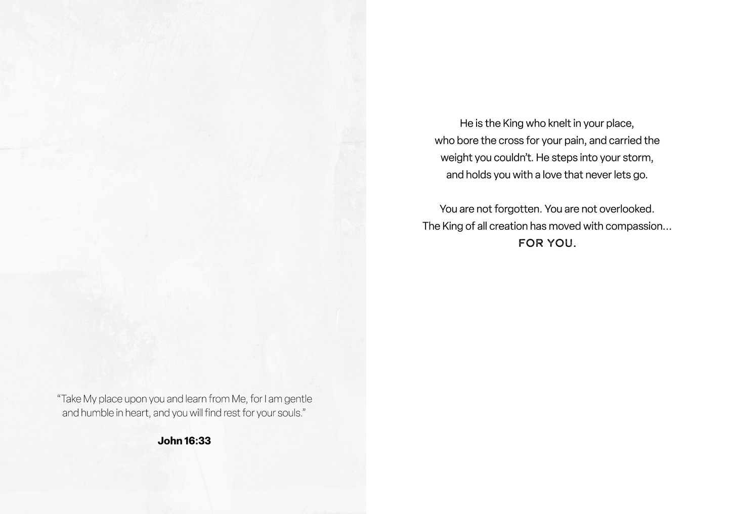 'Compassion of a King' Easter Greeting Card