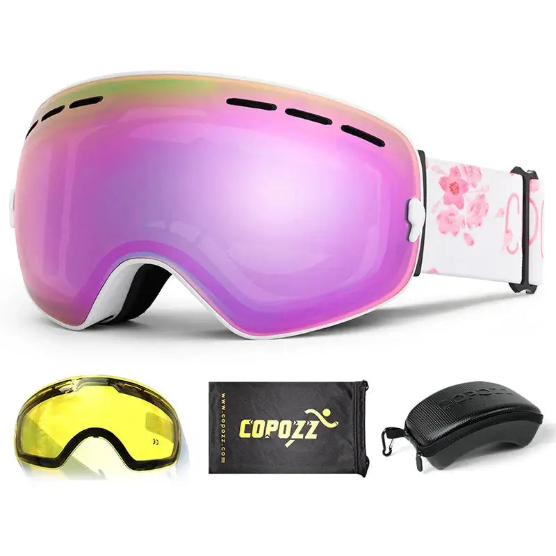 Unmatched Clarity Double Lens Ski Goggles