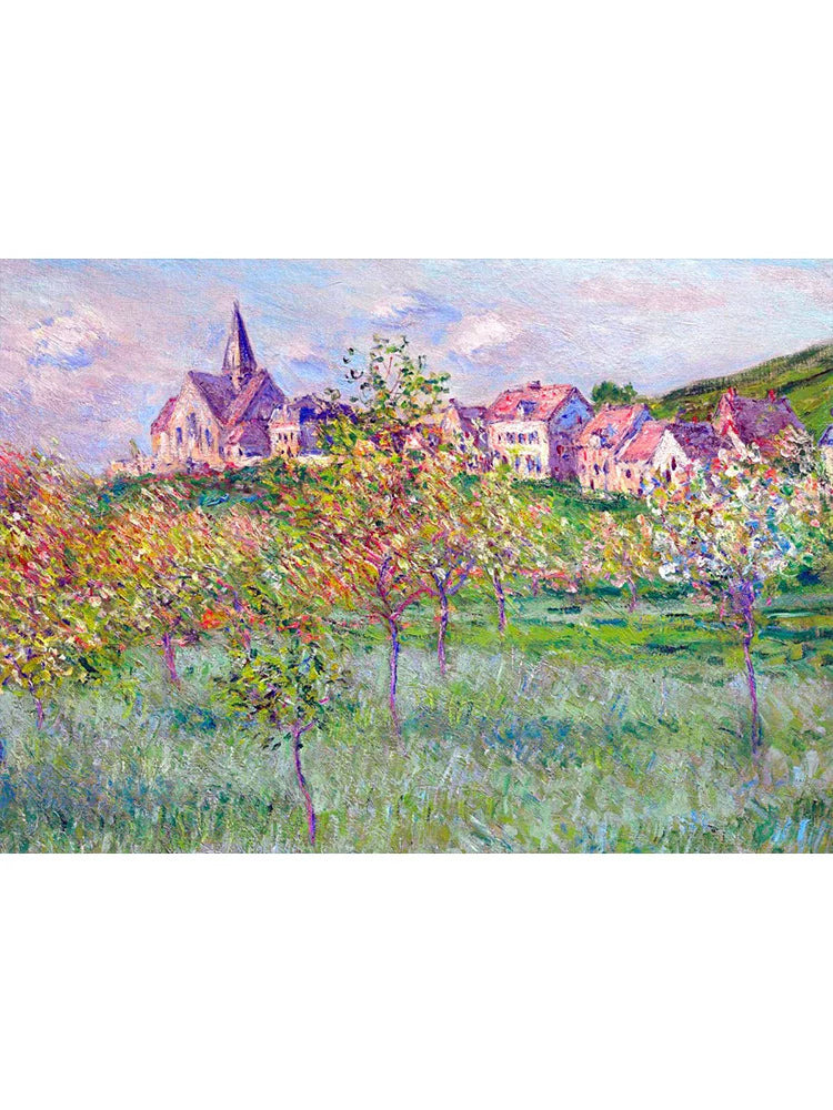 Abstract Claude Monet Garden Nature Landscape Wall Art Canvas Painting Famous Waterlily Poster For Modern Living Room Home Decor