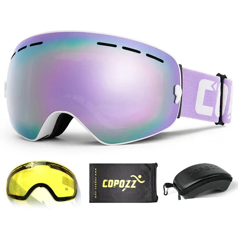 Unmatched Clarity Double Lens Ski Goggles