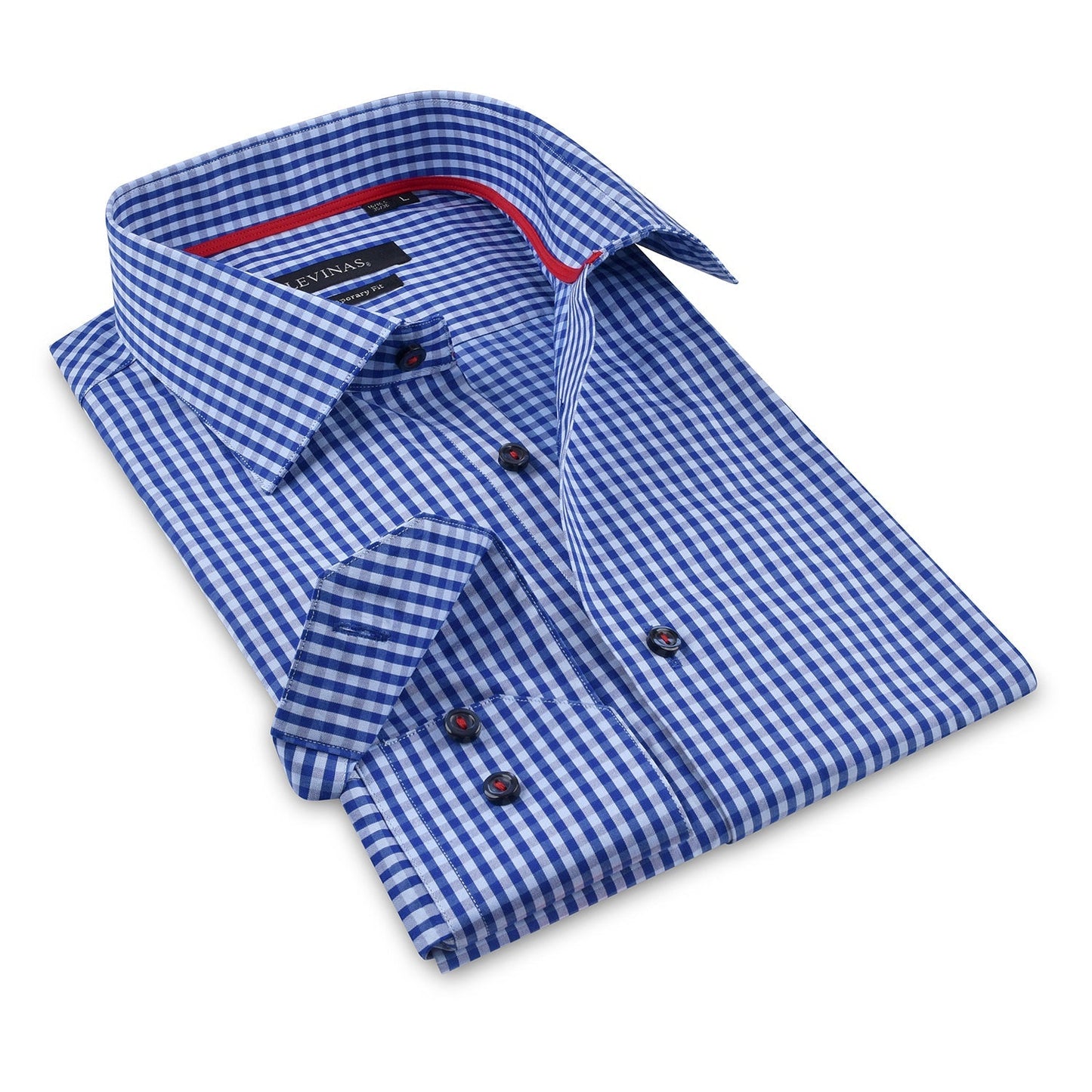 Signature Shirt // - Contemporary Fit - contrast trimming - final sale - Size Small