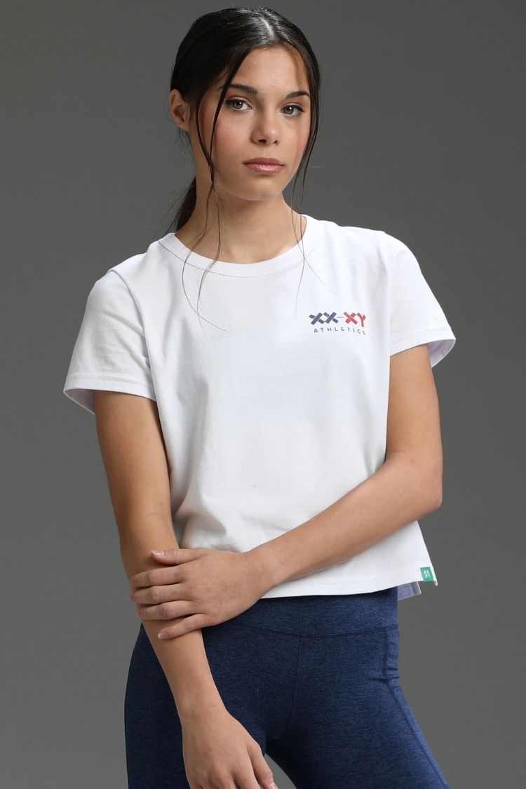 Simple Semi-Cropped Logo Tee (XX)
