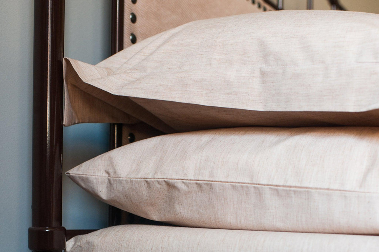 Colored Cotton Bed Pillowcases