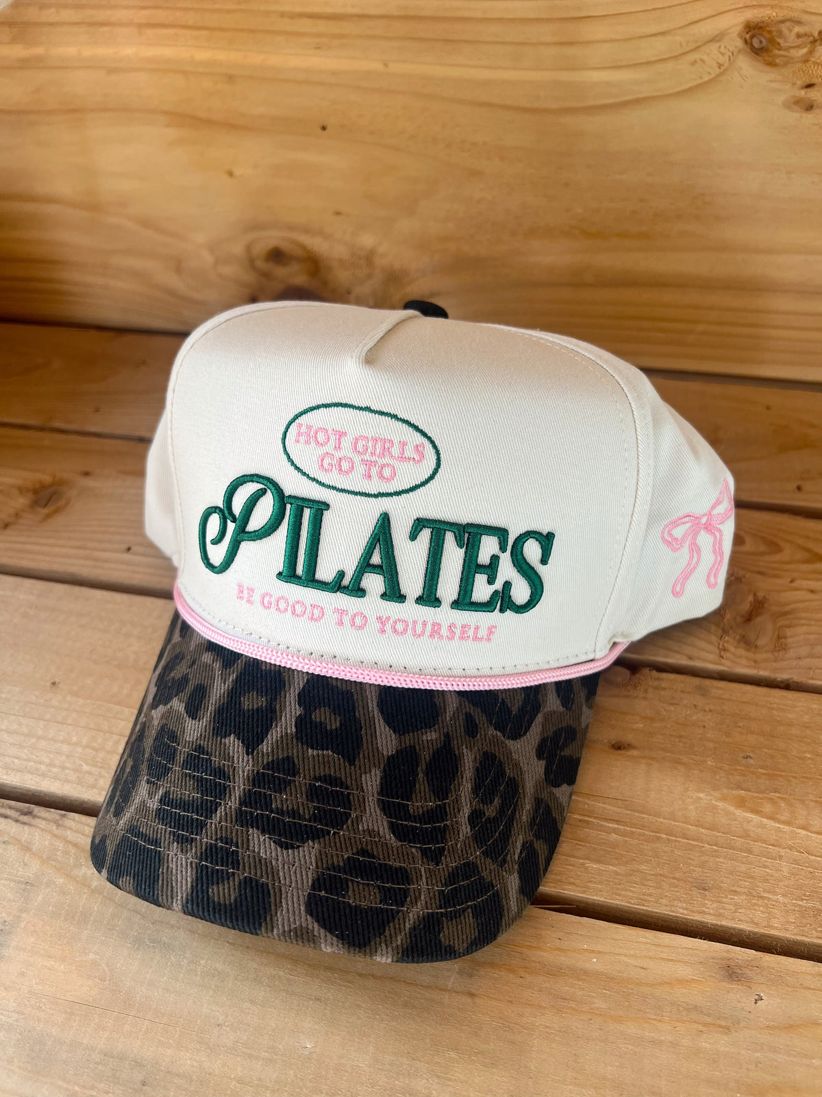 Hot Girls go to Pilates - Leopard Vintage Hat