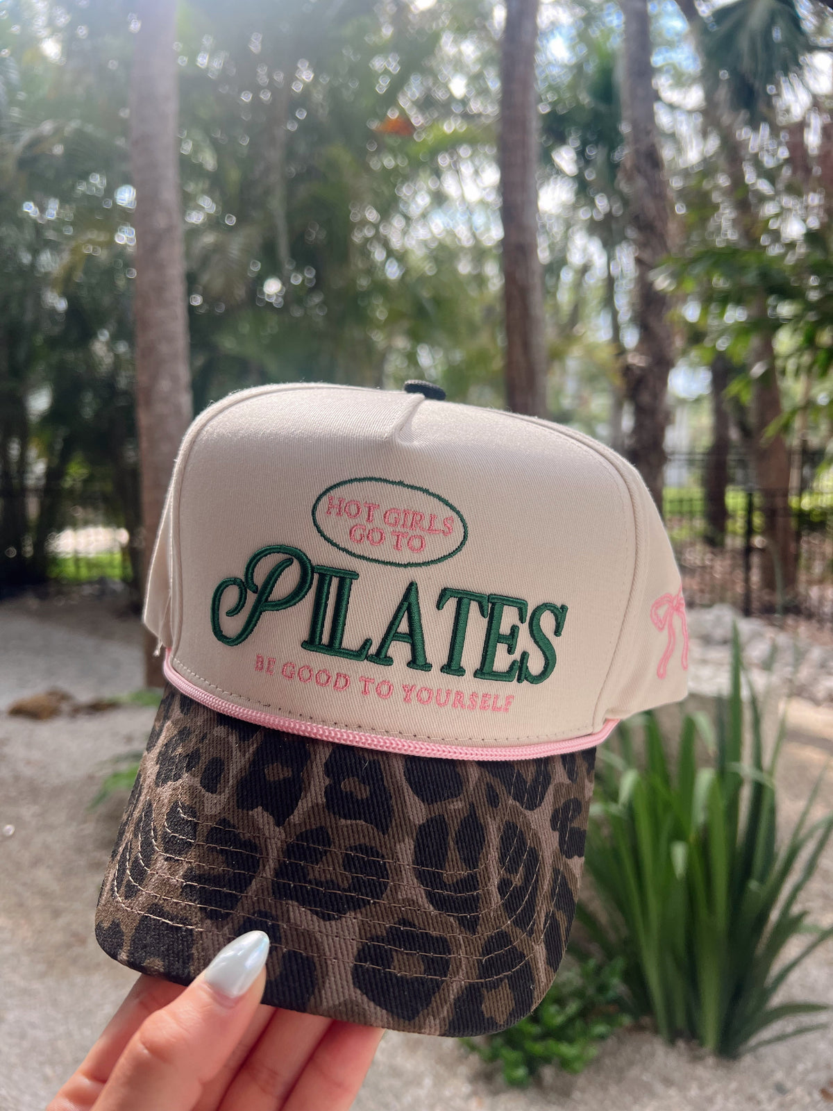 Hot Girls go to Pilates - Leopard Vintage Hat
