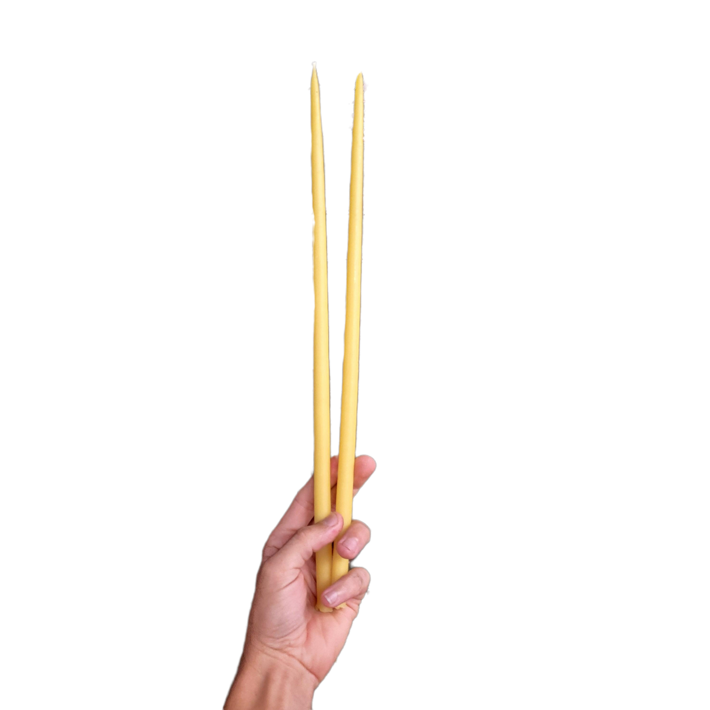 Thin Taper Beeswax Candles