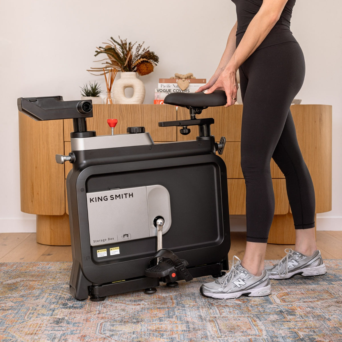 W1B 3 IN 1 Foldable Exercise Bike, Under Desk Bike