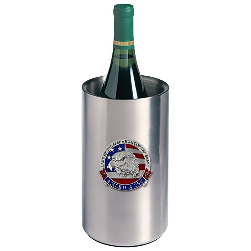 America's 250th Anniversary Eagle Head with Flag Wine Chiller