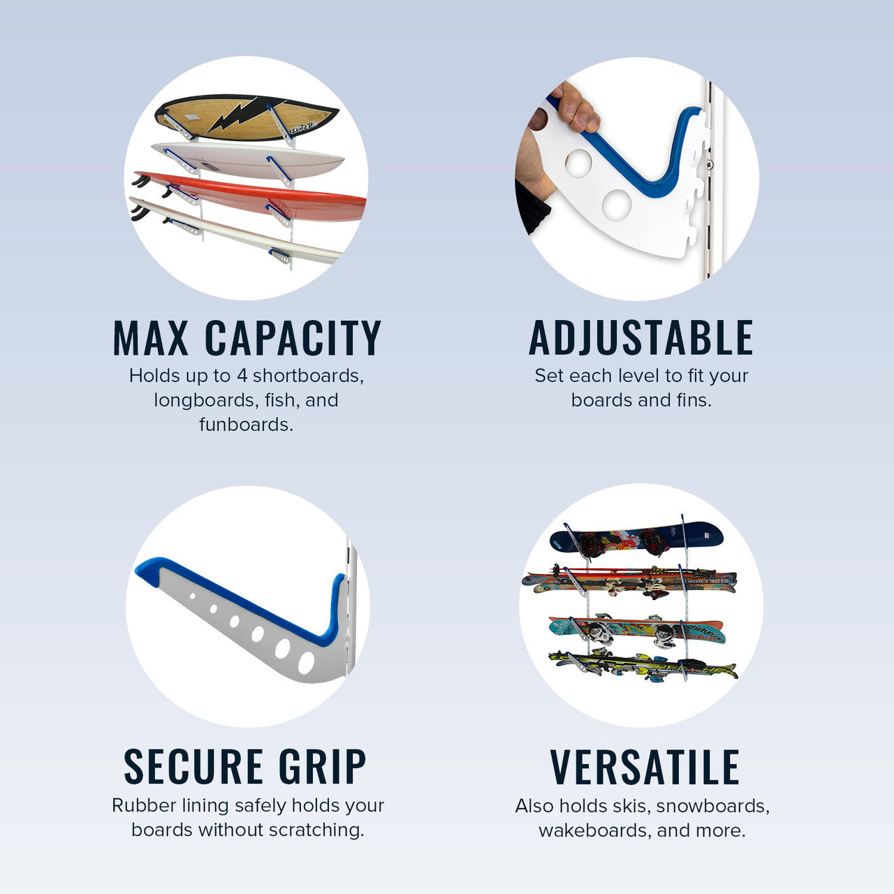 Outerbanks Surfboard Storage | Adjustable XSR | 4 Level
