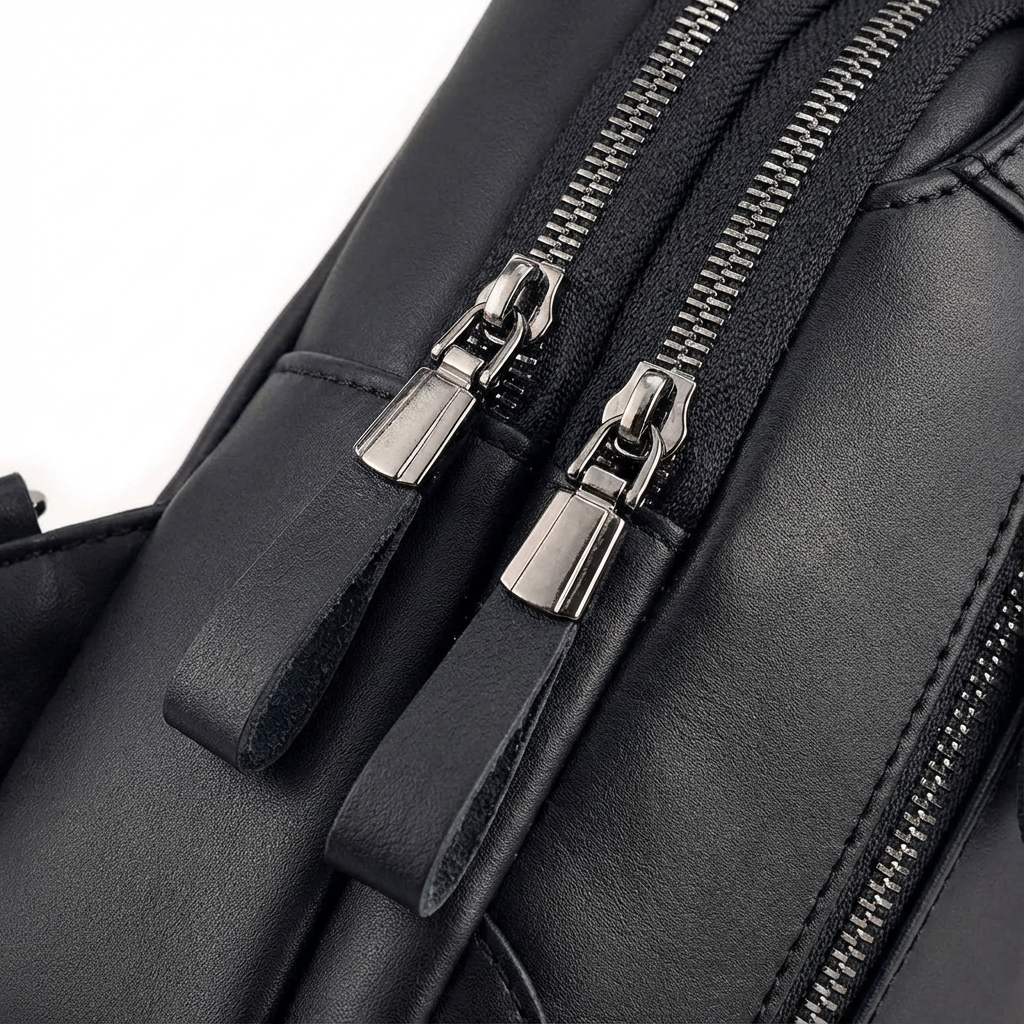 Men’s Leather Sling Bag – Secure Anti-Theft