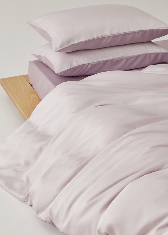Adeline Pastel Silky Cooling TENCEL™ Bedding Set / Purple