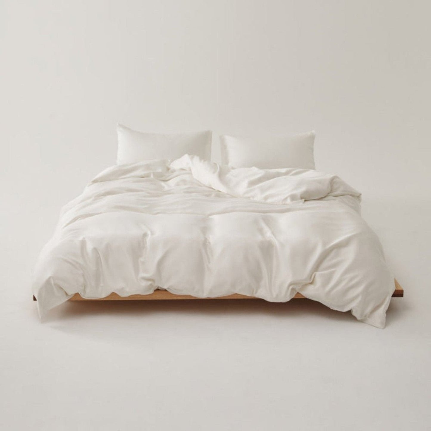 Adeline Pastel Silky Cooling TENCEL™ Bedding Set / Cream