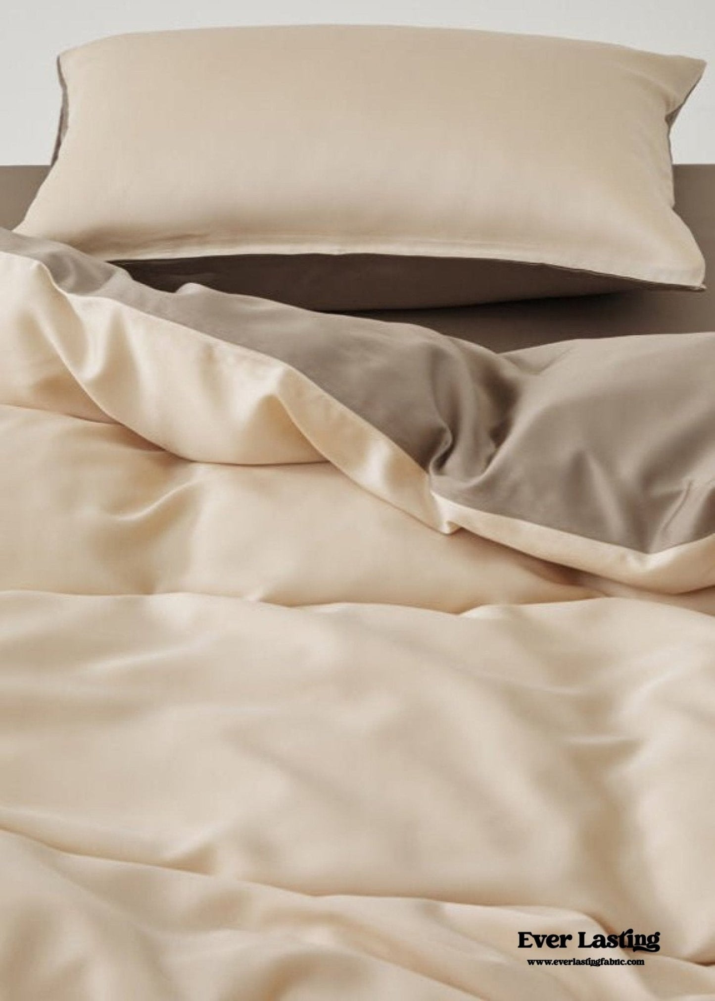 Adeline Pastel Silky Cooling TENCEL™ Bedding Set / Cream