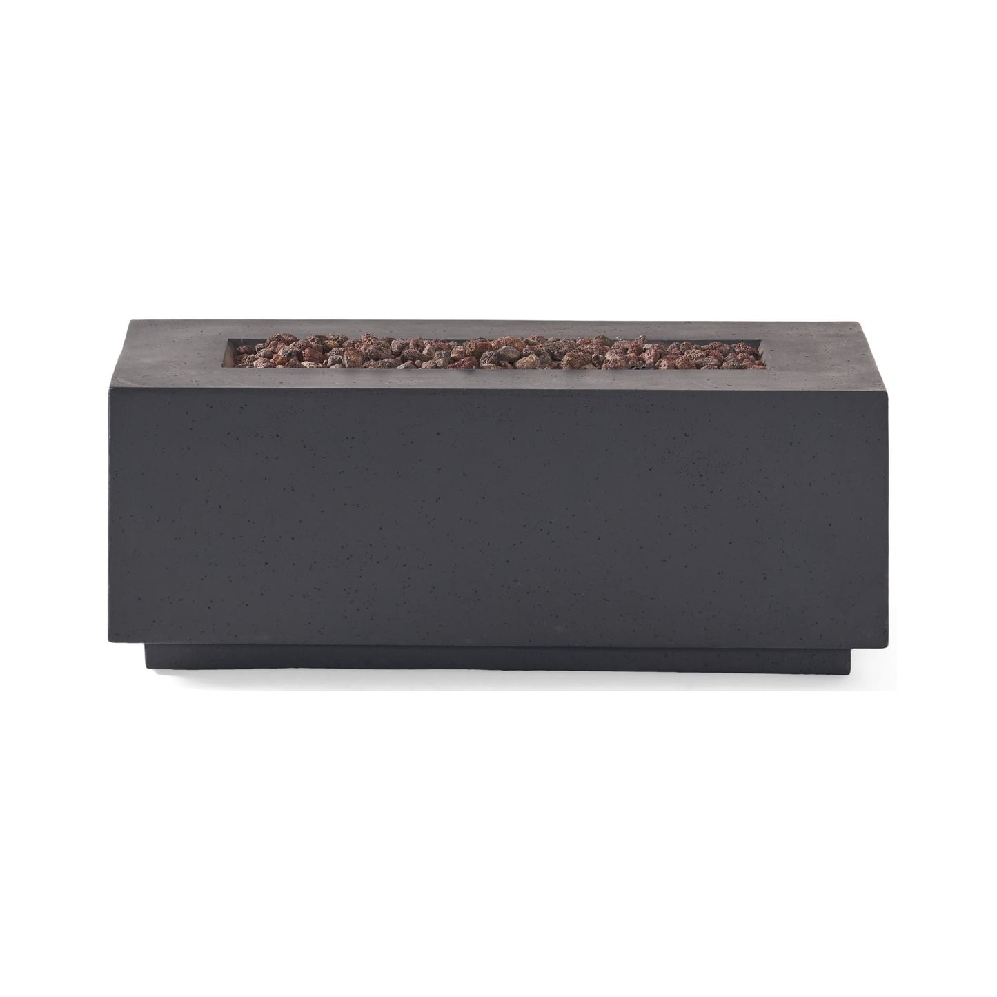 Alora Premium Outdoor Contemporary 40K BTU Rectangular Propane Gas Fire Pit Table (SAK96153)