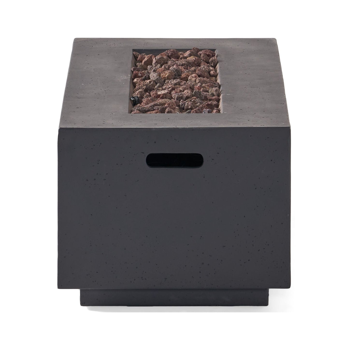 Alora Premium Outdoor Contemporary 40K BTU Rectangular Propane Gas Fire Pit Table (SAK96153)