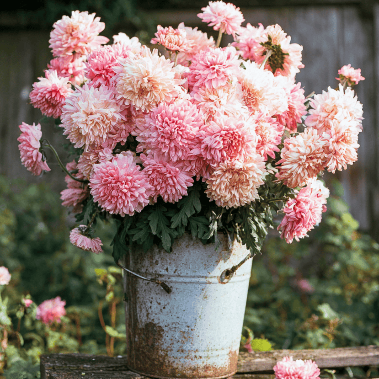 Apricot Paeony Duchess Aster ā 50 Seeds