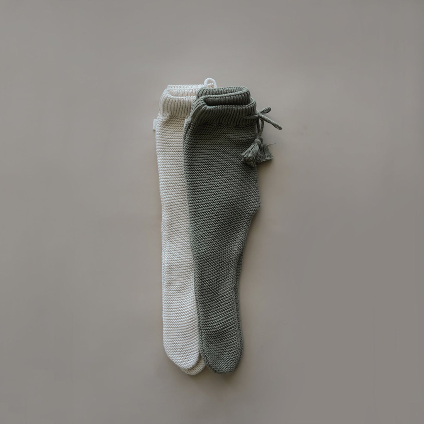Knit Footed Pant | Natural