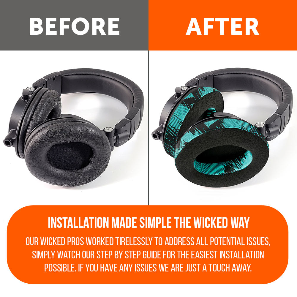 ATH M50X Earpads - Velour Hybrid