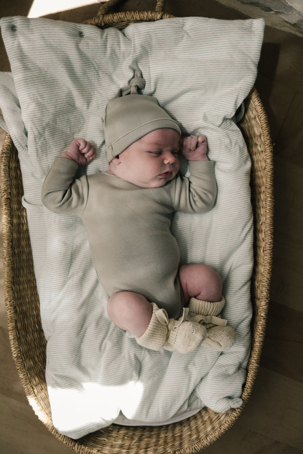 Raw Edge Onesie | Natural