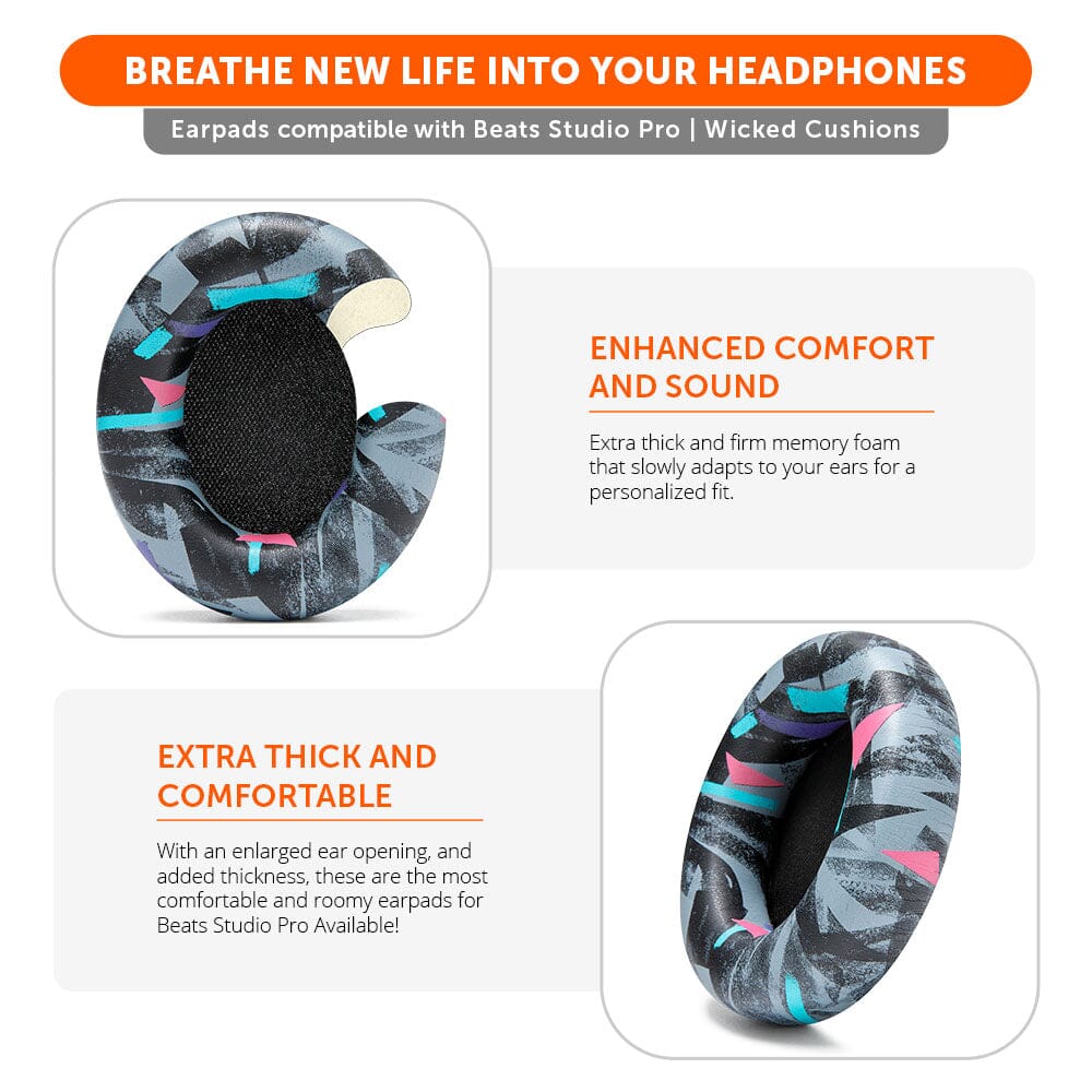 Beats Studio Pro Earpads by Wicked Cushions