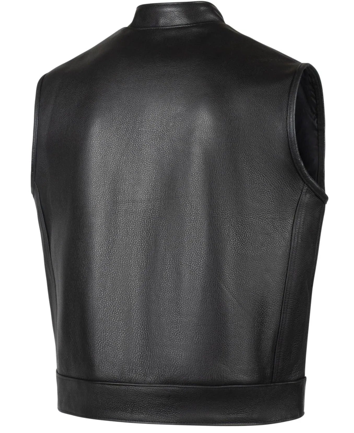 BECK® 566 Horsehide Motorcycle Vest — Black