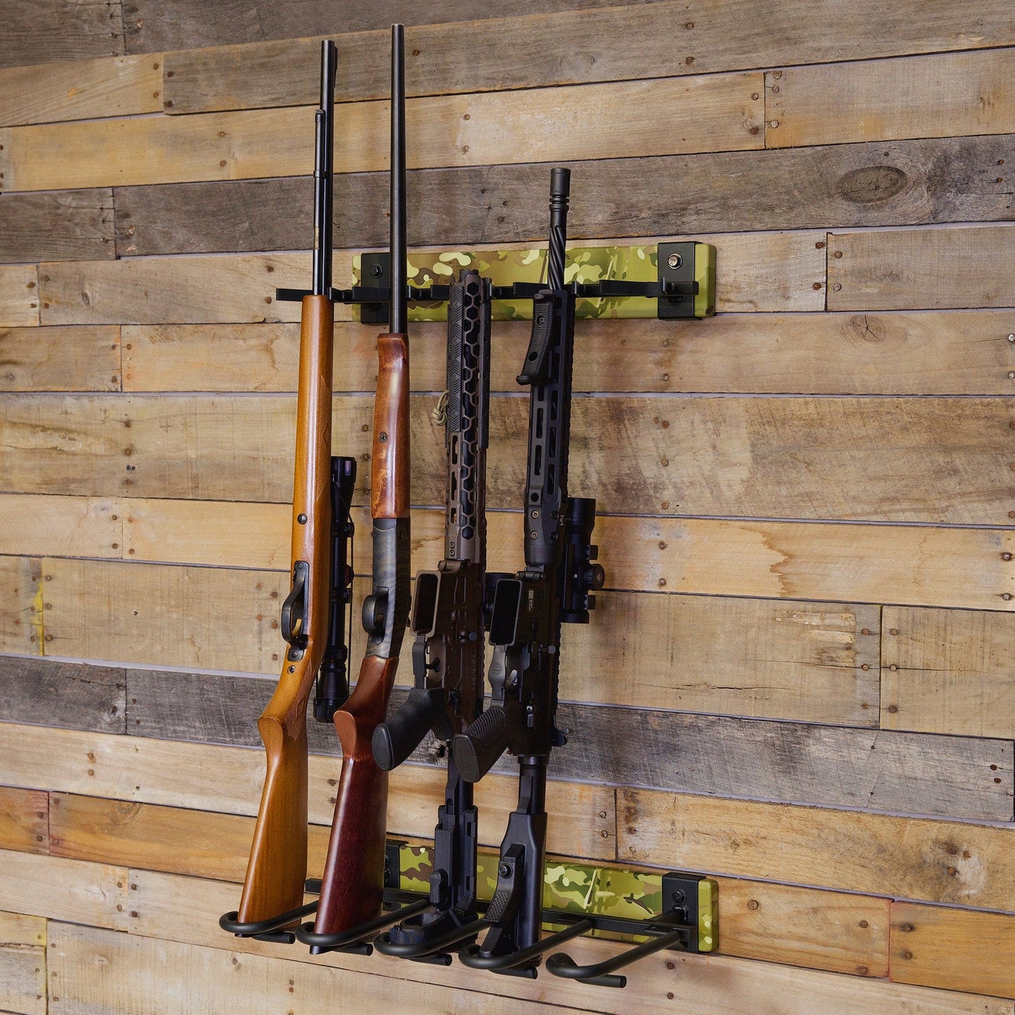 FORGE Firearm Wall Mount Display | 5 Slots | MultiCam