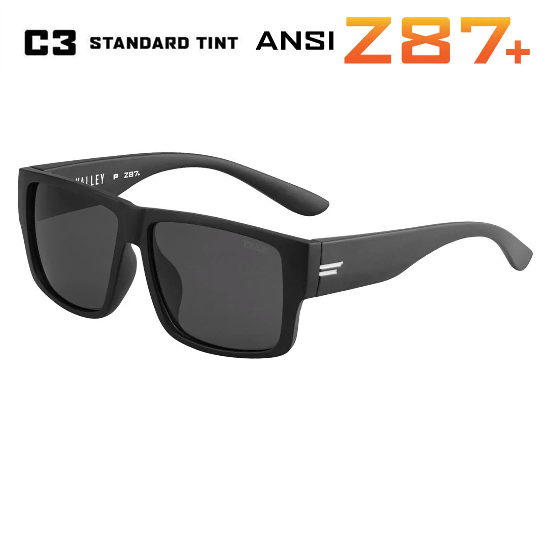 VALLEY ANSI Z87+ Safety Black C3 Polarized