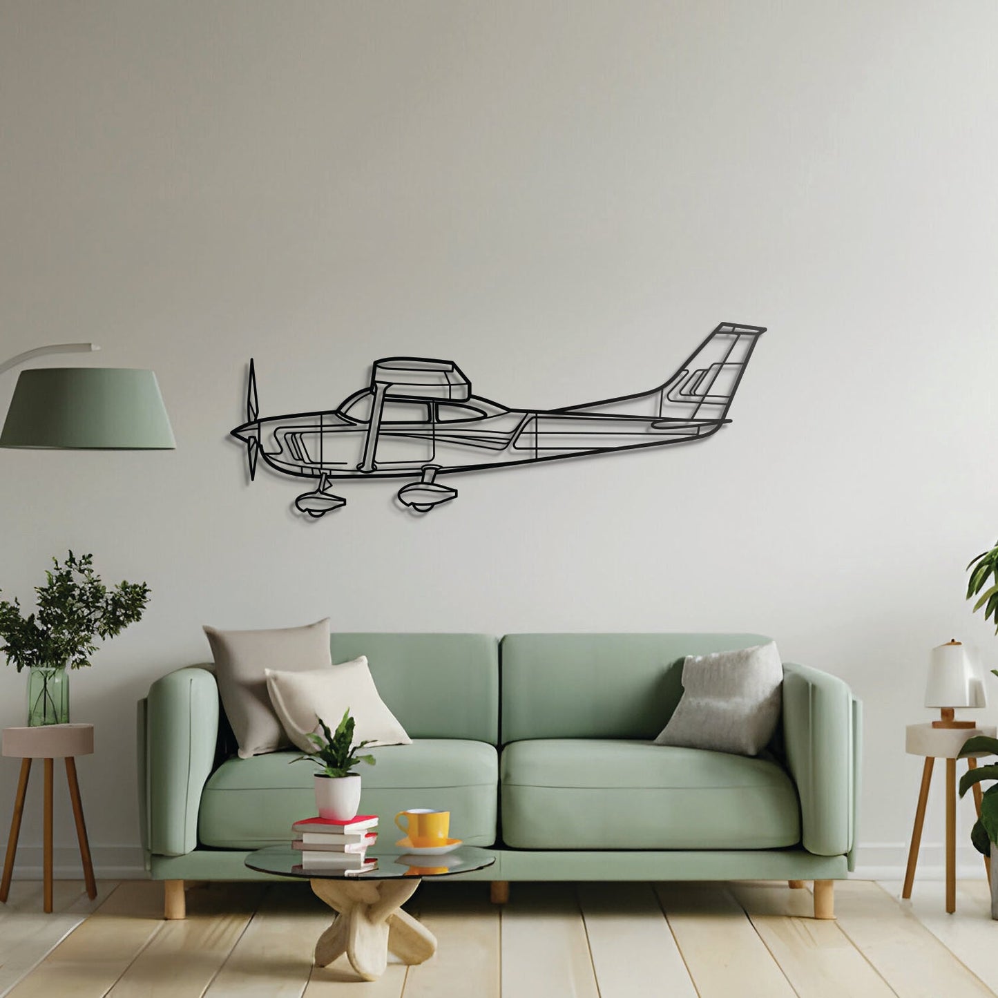 C182 Metal Aircraft Wall Art - NCP0043
